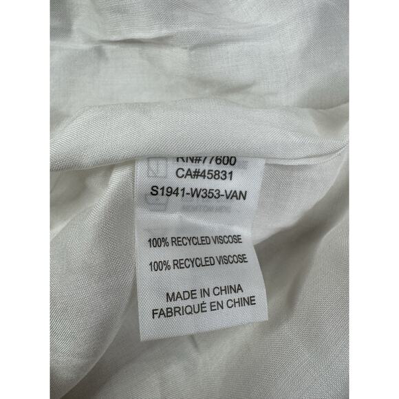 Saltwater Luxe Floral Short Sleeve Dress Womens XS White Pastel Pink Sweetheart - Picture 12 of 16